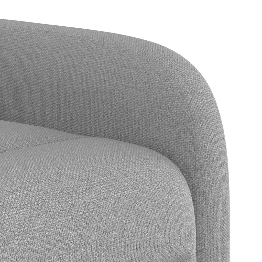Fauteuil inclinable gris nuage tissu