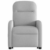 Fauteuil inclinable gris nuage tissu