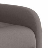 Fauteuil inclinable de massage Taupe Tissu