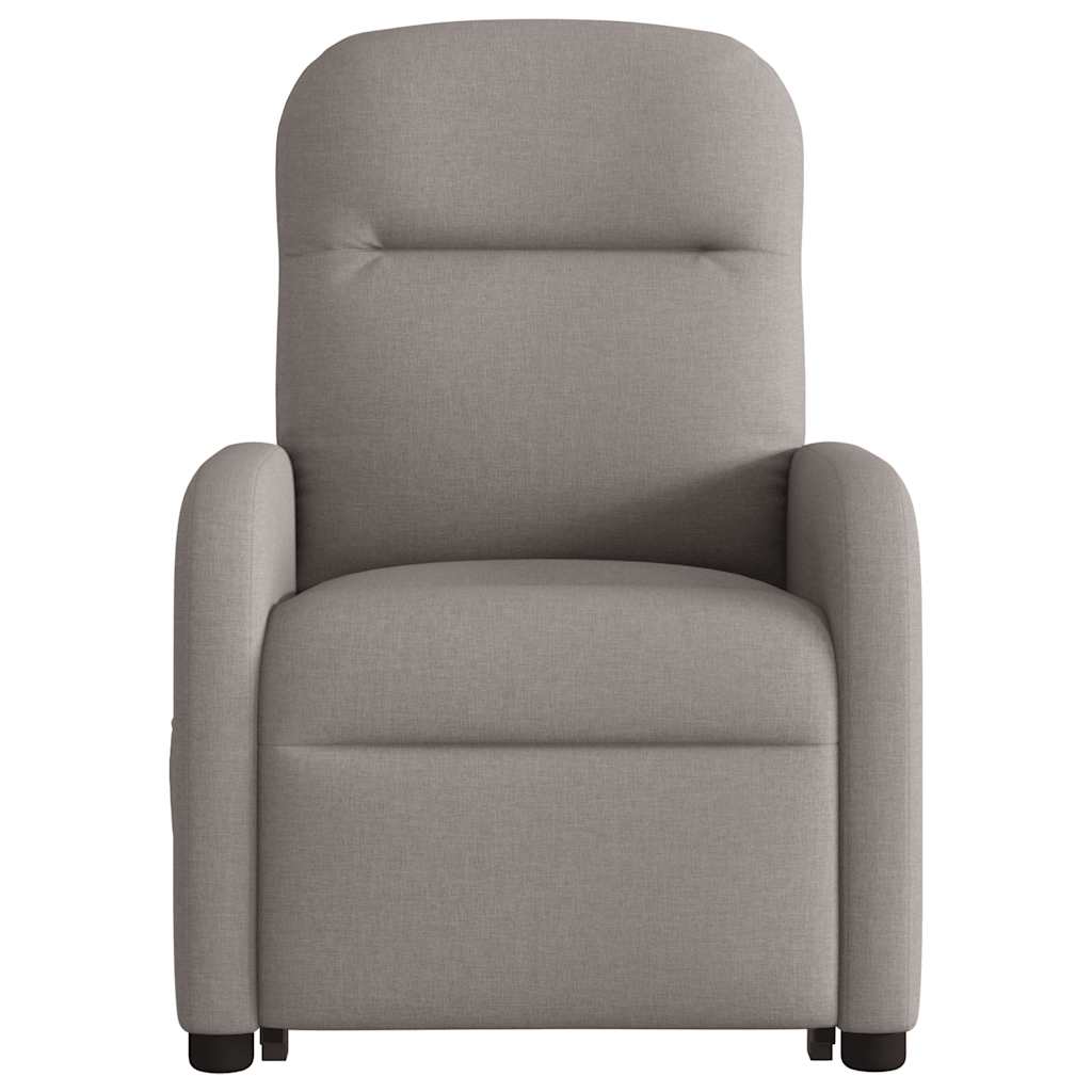 Fauteuil inclinable électrique taupe tissu
