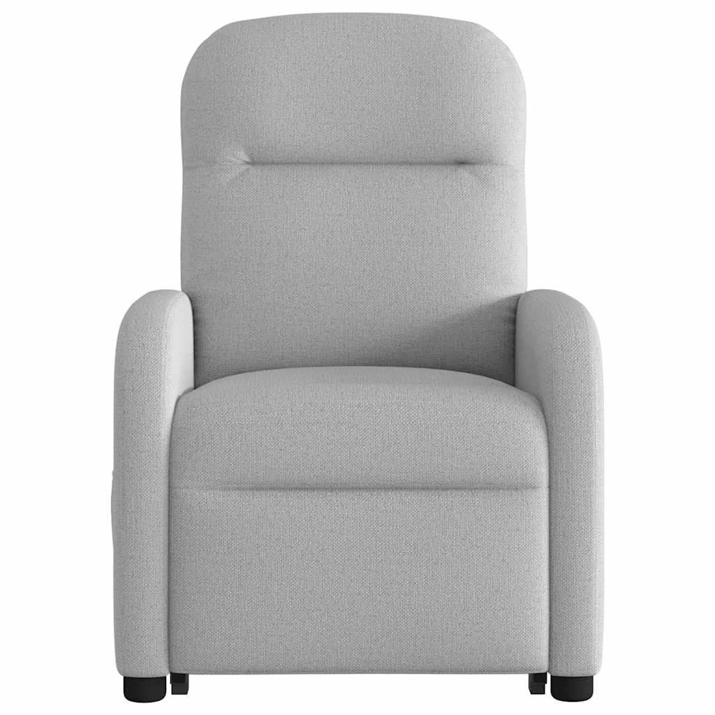 Fauteuil inclinable électrique gris nuage tissu