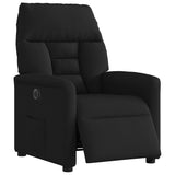 Fauteuil inclinable électrique Noir Tissu