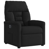 Fauteuil inclinable électrique Noir Tissu