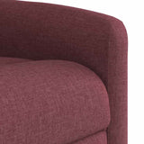 Fauteuil inclinable électrique Rouge bordeaux Tissu
