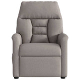 Fauteuil inclinable électrique Taupe Tissu