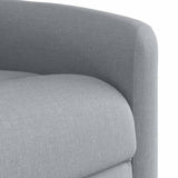 Fauteuil inclinable Gris clair Tissu