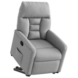 Fauteuil inclinable Gris clair Tissu