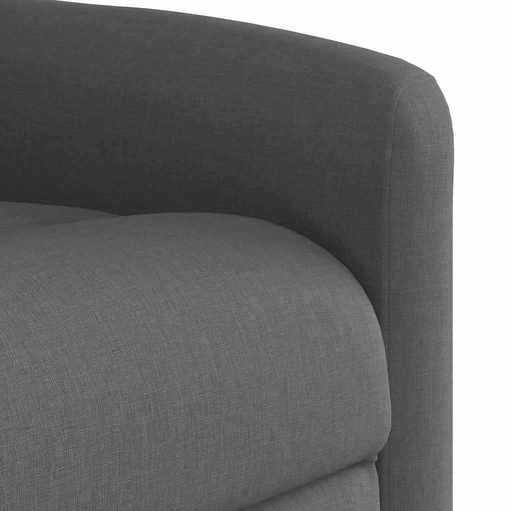 Fauteuil inclinable Gris foncé Tissu