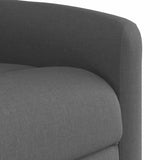 Fauteuil inclinable Gris foncé Tissu