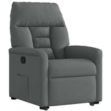 Fauteuil inclinable Gris foncé Tissu