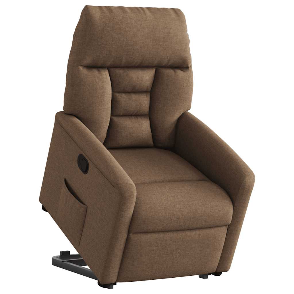 Fauteuil inclinable Marron Tissu
