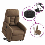 Fauteuil inclinable Marron Tissu