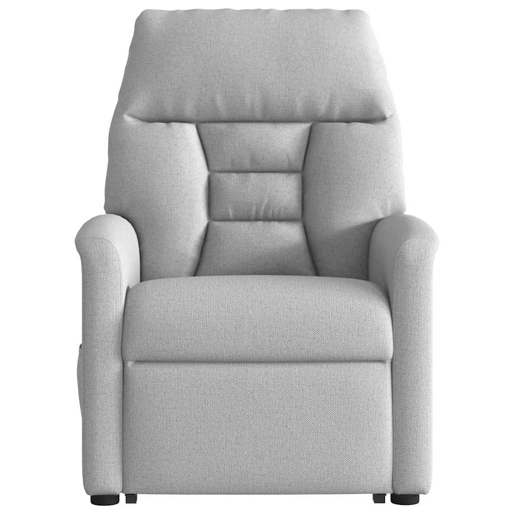 Fauteuil inclinable gris nuage tissu