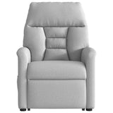 Fauteuil inclinable gris nuage tissu