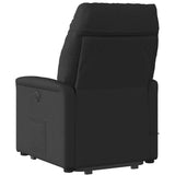 Fauteuil de massage inclinable Noir Tissu