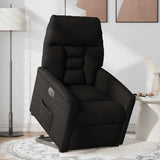 Fauteuil inclinable électrique noir tissu
