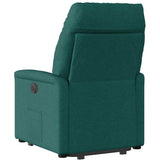 Fauteuil inclinable électrique vert foncé tissu