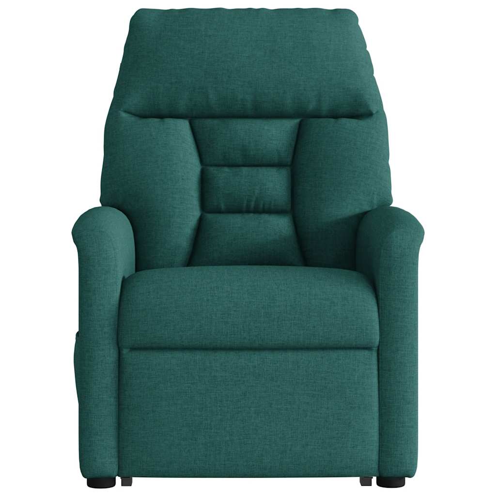 Fauteuil inclinable électrique vert foncé tissu
