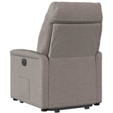 Fauteuil inclinable électrique taupe tissu