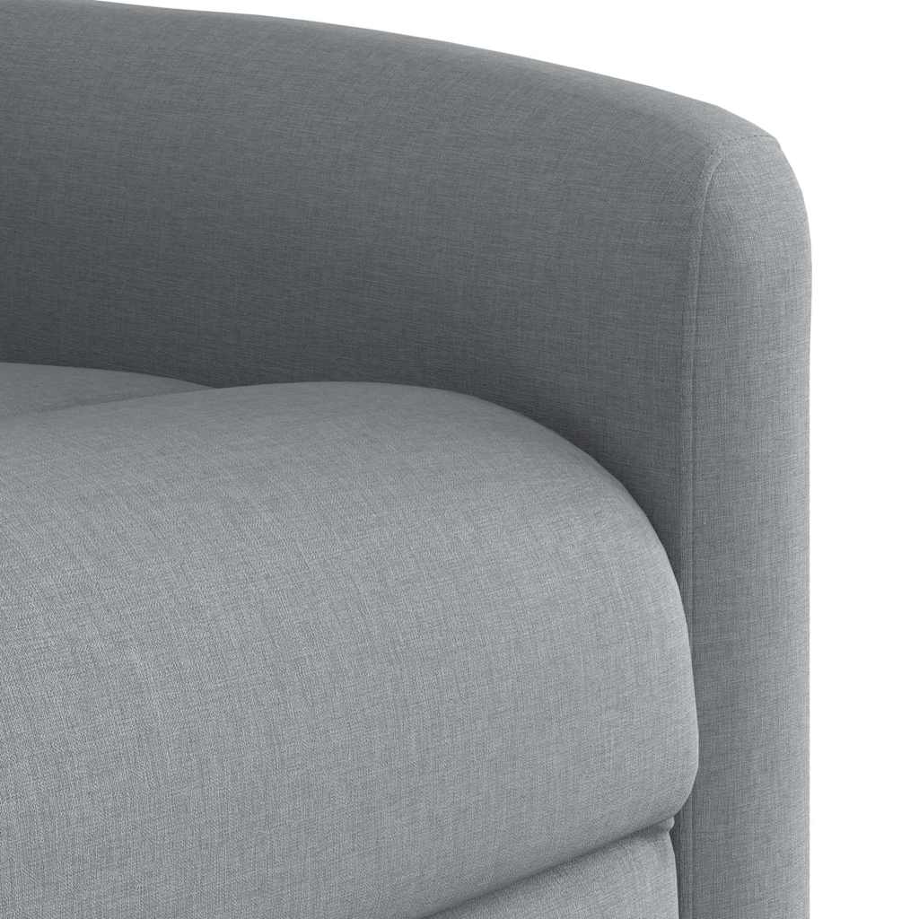 Fauteuil inclinable Gris clair Tissu