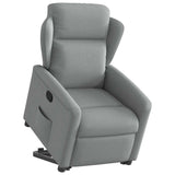 Fauteuil inclinable Gris clair Tissu