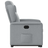 Fauteuil inclinable Gris clair Tissu