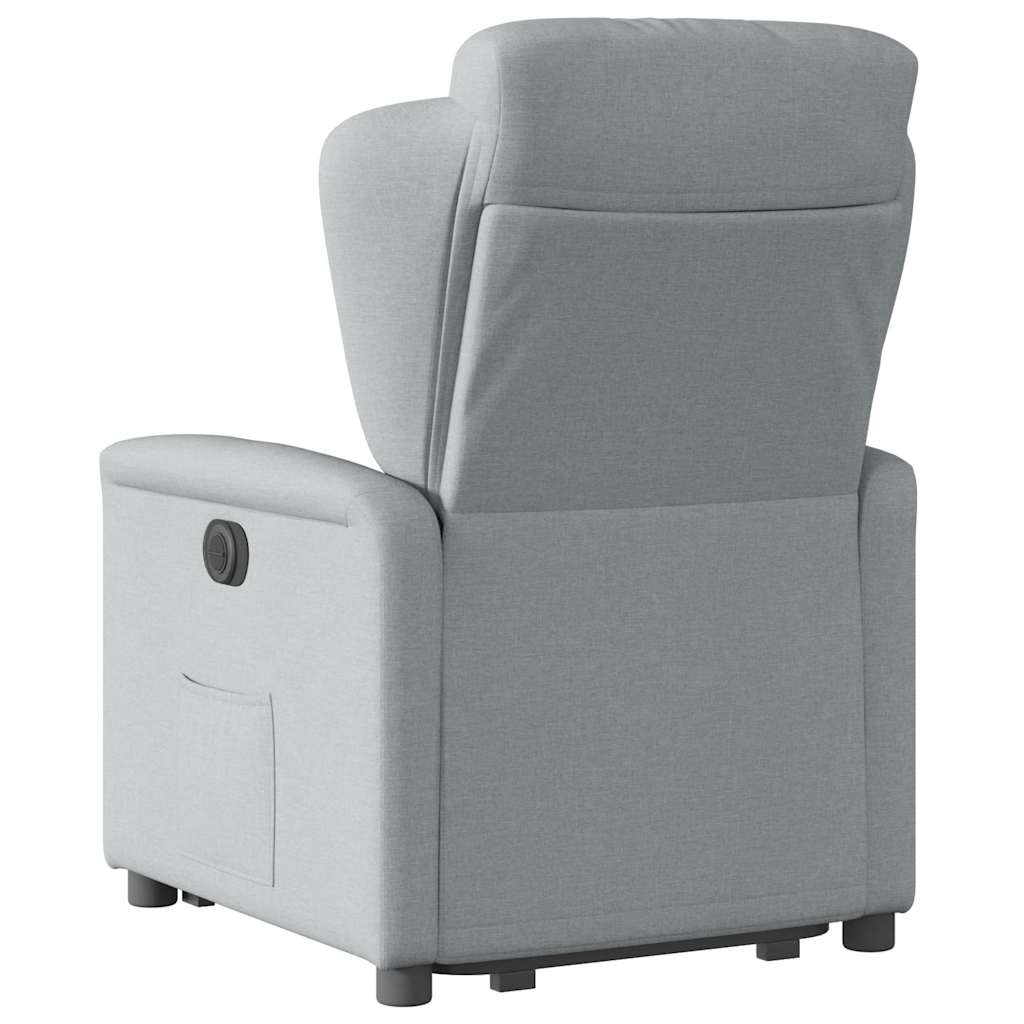 Fauteuil inclinable Gris clair Tissu