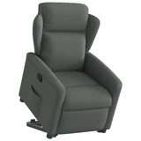 Fauteuil inclinable Gris foncé Tissu