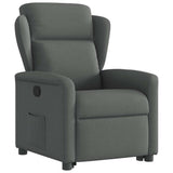 Fauteuil inclinable Gris foncé Tissu