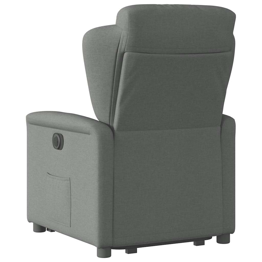 Fauteuil inclinable Gris foncé Tissu