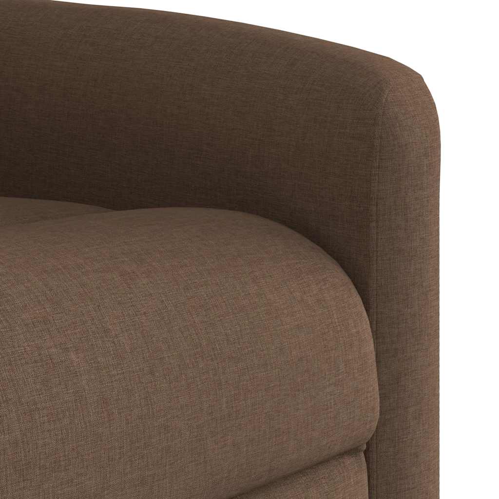 Fauteuil inclinable Marron Tissu