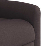 Fauteuil inclinable marron foncé tissu