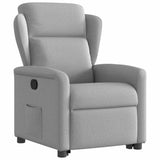 Fauteuil inclinable gris nuage tissu