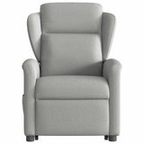 Fauteuil inclinable gris nuage tissu