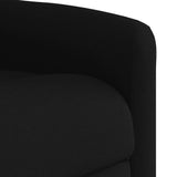 Fauteuil de massage inclinable Noir Tissu