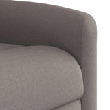 Fauteuil inclinable de massage Taupe Tissu