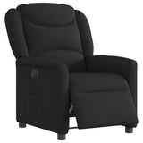 Fauteuil inclinable électrique Noir Tissu