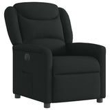 Fauteuil inclinable électrique Noir Tissu