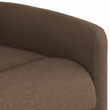 Fauteuil inclinable électrique Marron Tissu