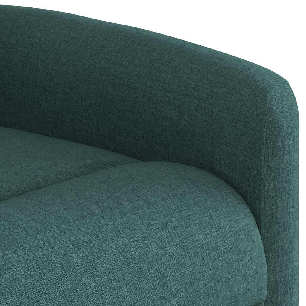 Fauteuil inclinable électrique Vert foncé Tissu