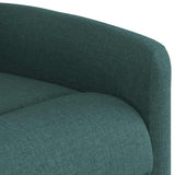 Fauteuil inclinable électrique Vert foncé Tissu