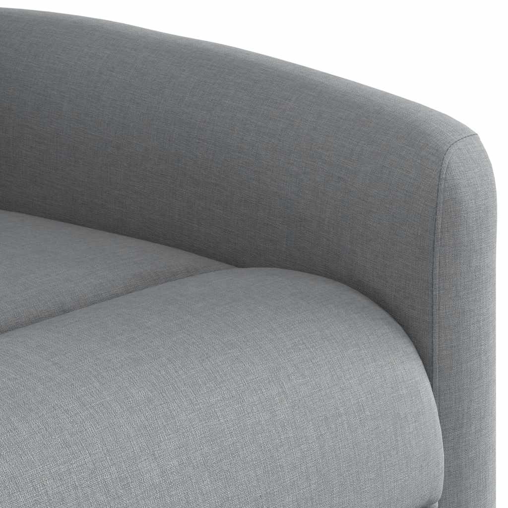 Fauteuil inclinable Gris clair Tissu