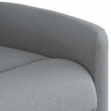 Fauteuil inclinable Gris clair Tissu