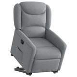 Fauteuil inclinable Gris clair Tissu