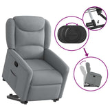 Fauteuil inclinable Gris clair Tissu