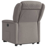Fauteuil inclinable électrique taupe tissu
