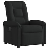 Fauteuil inclinable électrique Noir Tissu