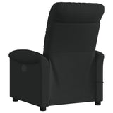 Fauteuil de massage inclinable électrique Noir Tissu