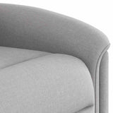 Fauteuil de massage inclinable électrique gris nuage tissu
