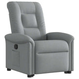 Fauteuil inclinable Gris clair Tissu